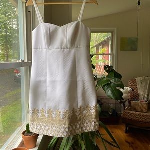 Lily Pulitzer Lane Dress in Resort White size 2